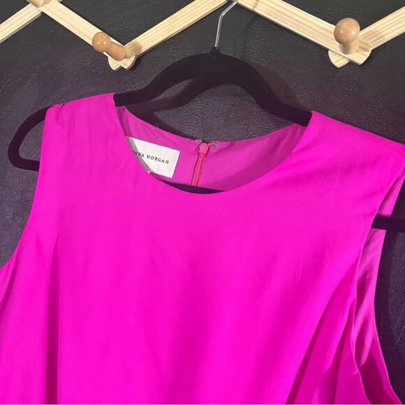 Donna Morgan Fuchsia Pink Dress Size 10P - Picture 3 of 7